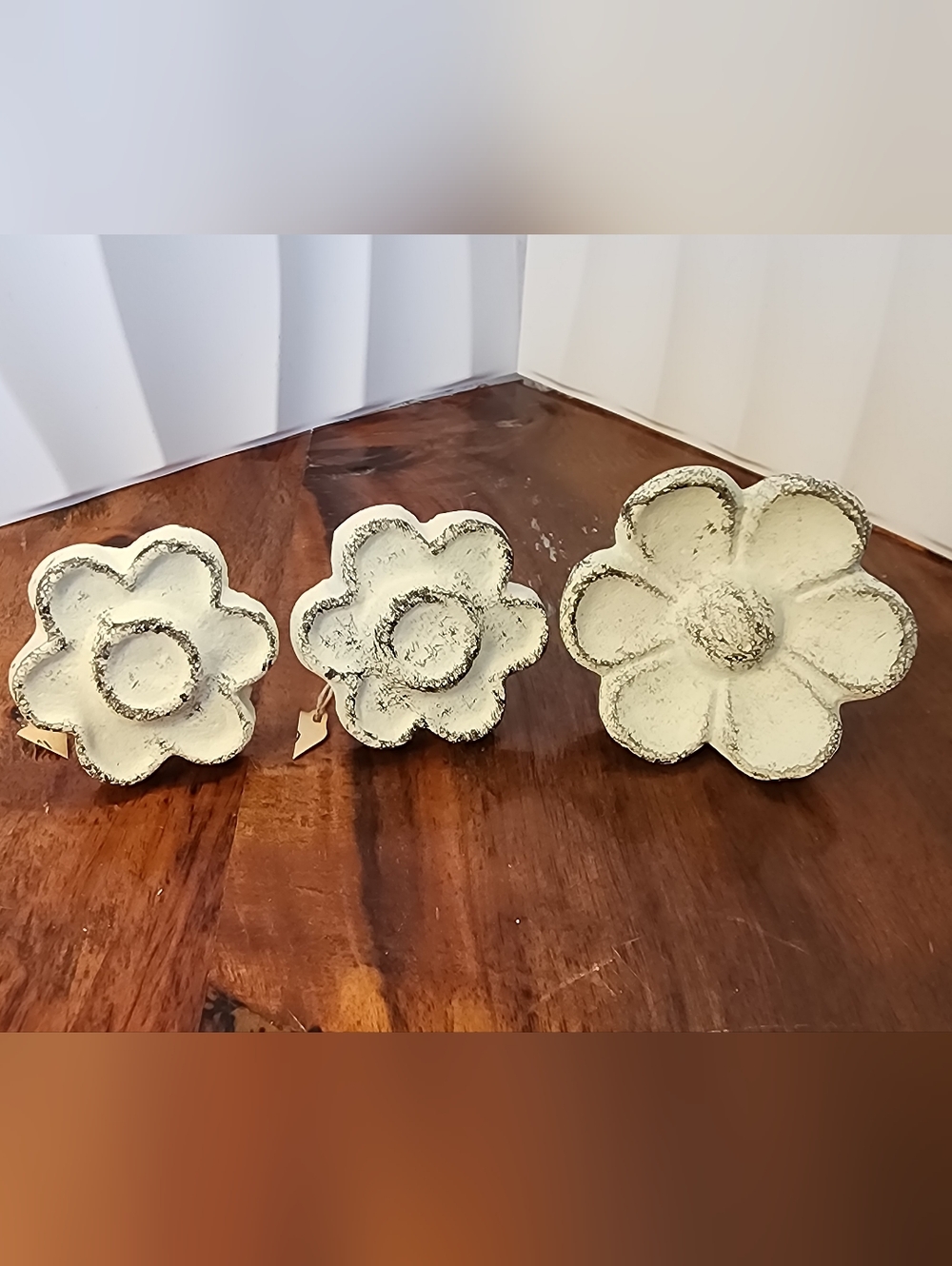 Set Of 3 Antique Iron Drawer Pulls/ Knobs